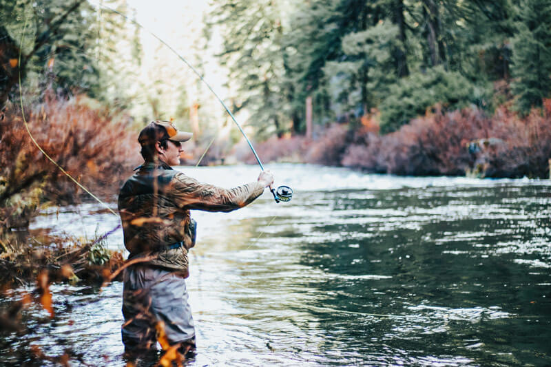 Fly fishing in the Smoky Mountains
