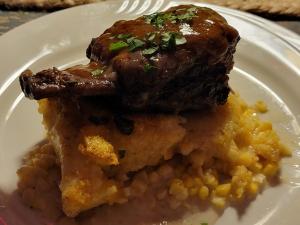 Nothing to wine about with these ribs. Ribs